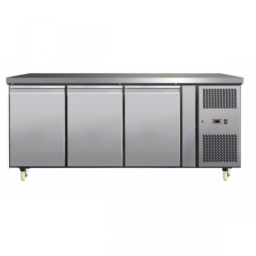 Artikcold GN3100TN 3 Door Steel Refrigerated Food Preparation Counter